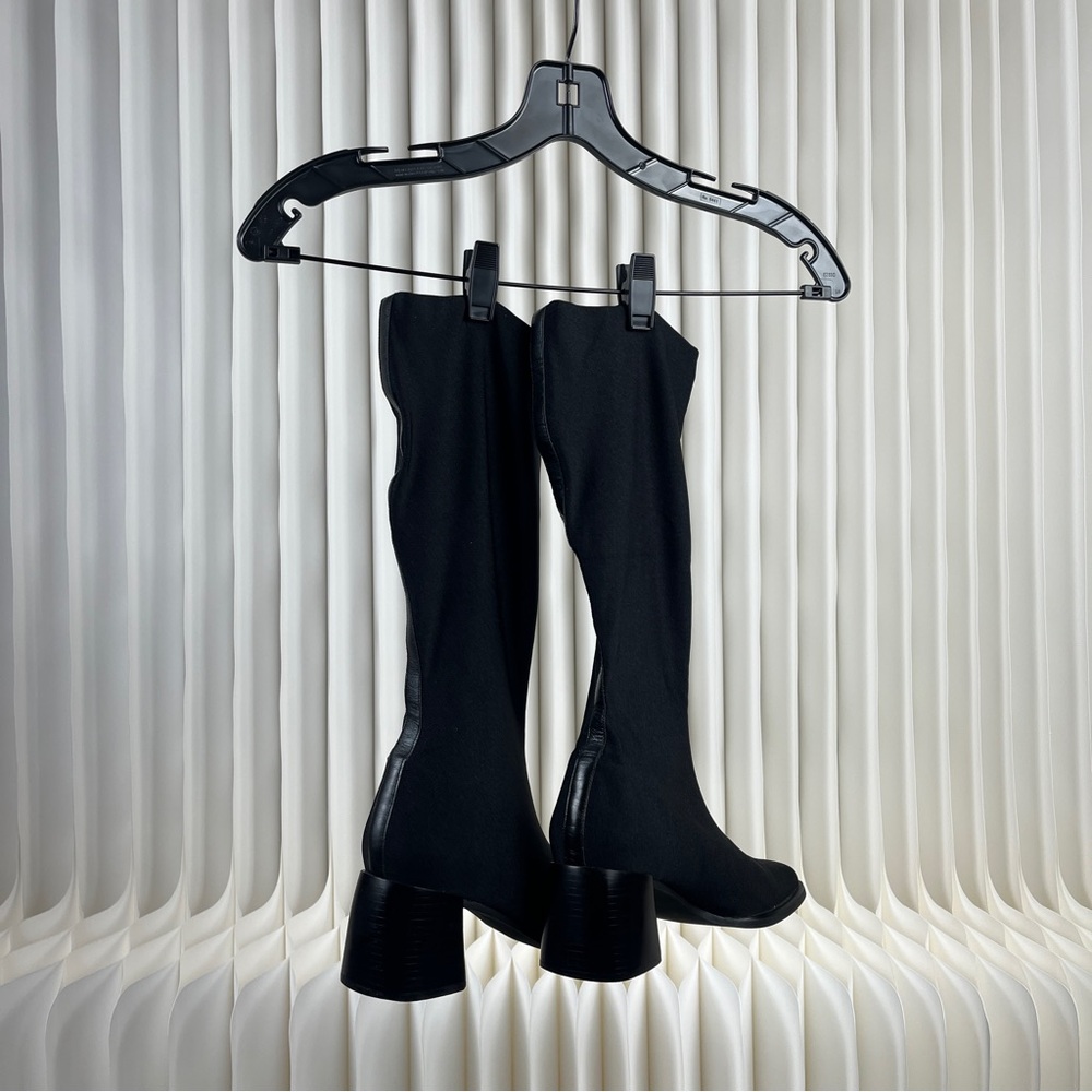 Jennifer Moore Block Heel Stretch Boots